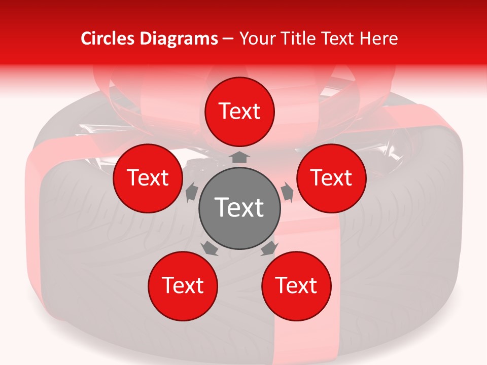 Object Tyre Vehicle PowerPoint Template