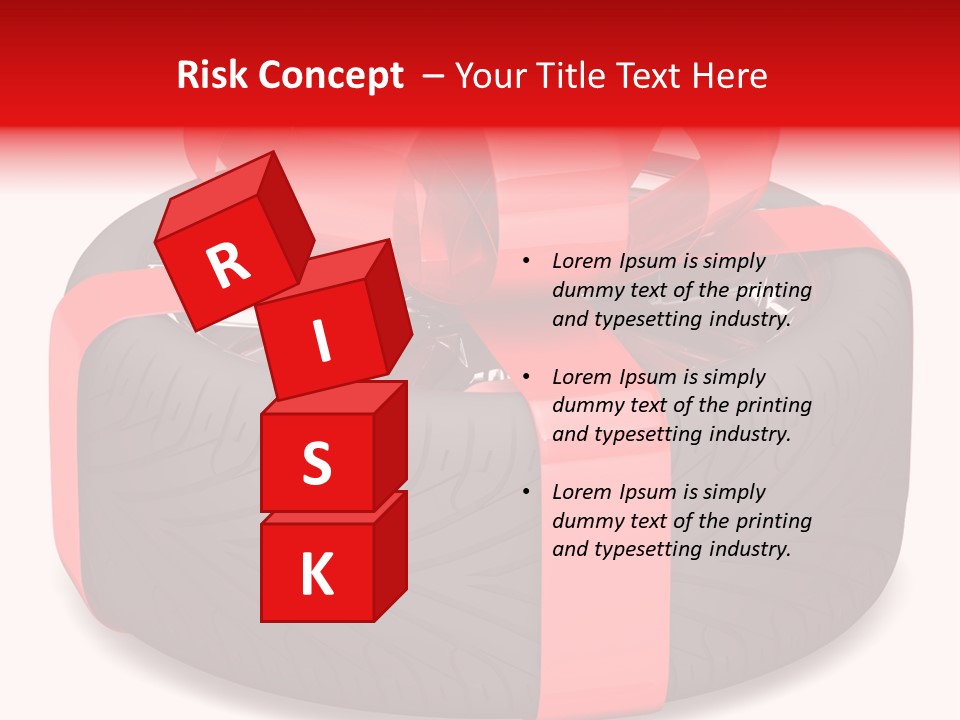 Object Tyre Vehicle PowerPoint Template