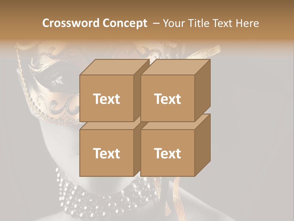 Seduce Costume Fun PowerPoint Template