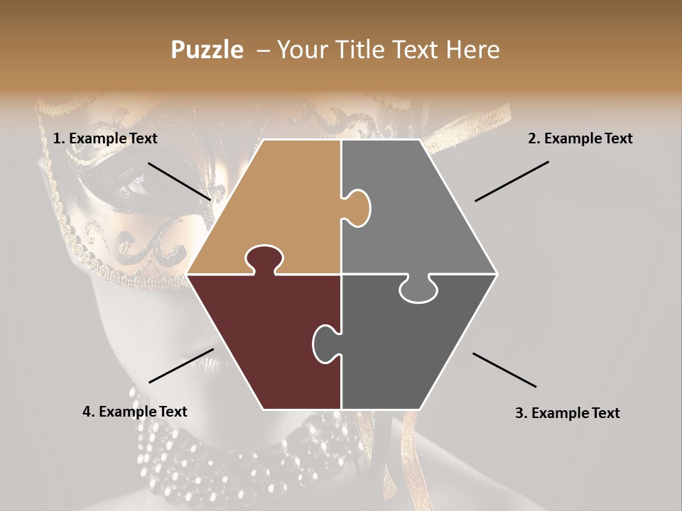 Seduce Costume Fun PowerPoint Template