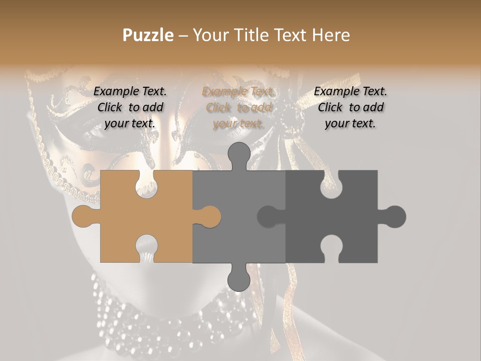 Seduce Costume Fun PowerPoint Template