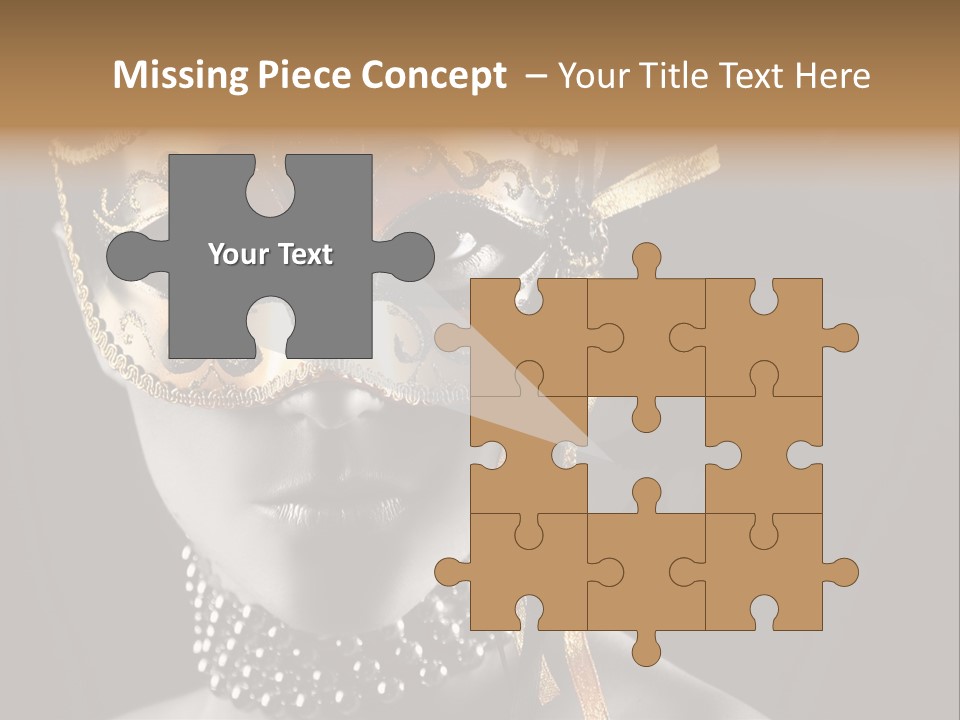 Seduce Costume Fun PowerPoint Template