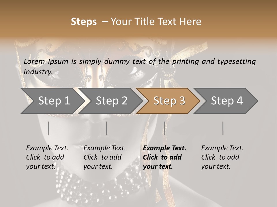 Seduce Costume Fun PowerPoint Template
