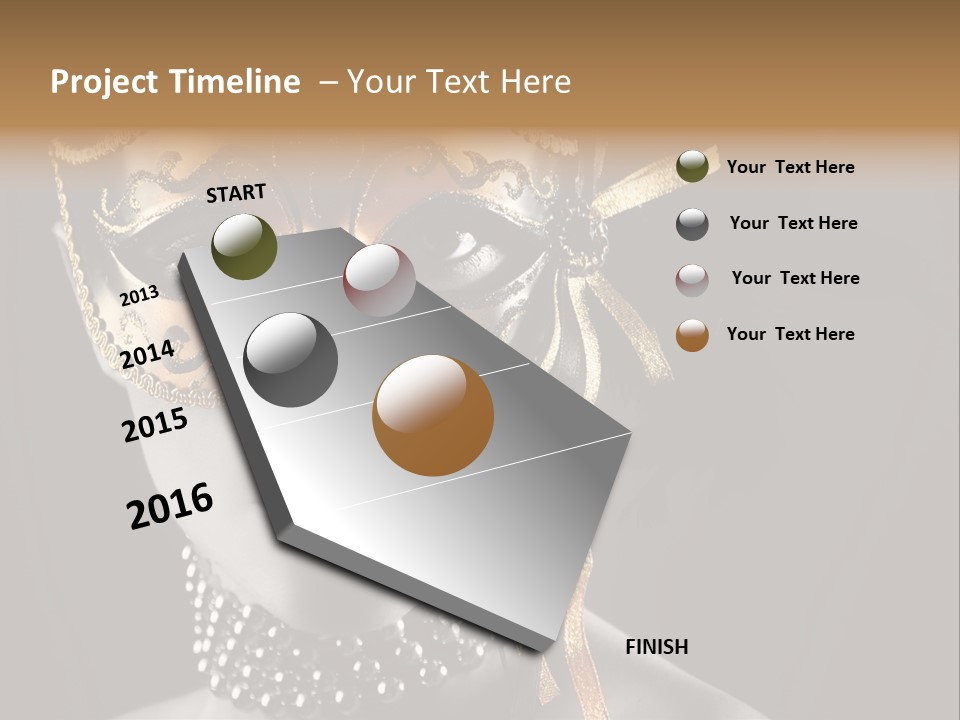 Seduce Costume Fun PowerPoint Template