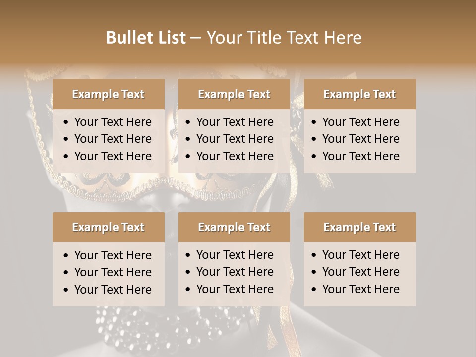 Seduce Costume Fun PowerPoint Template