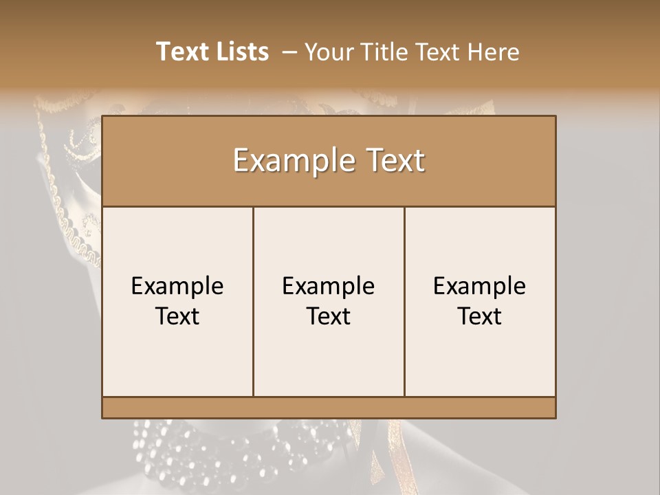 Seduce Costume Fun PowerPoint Template