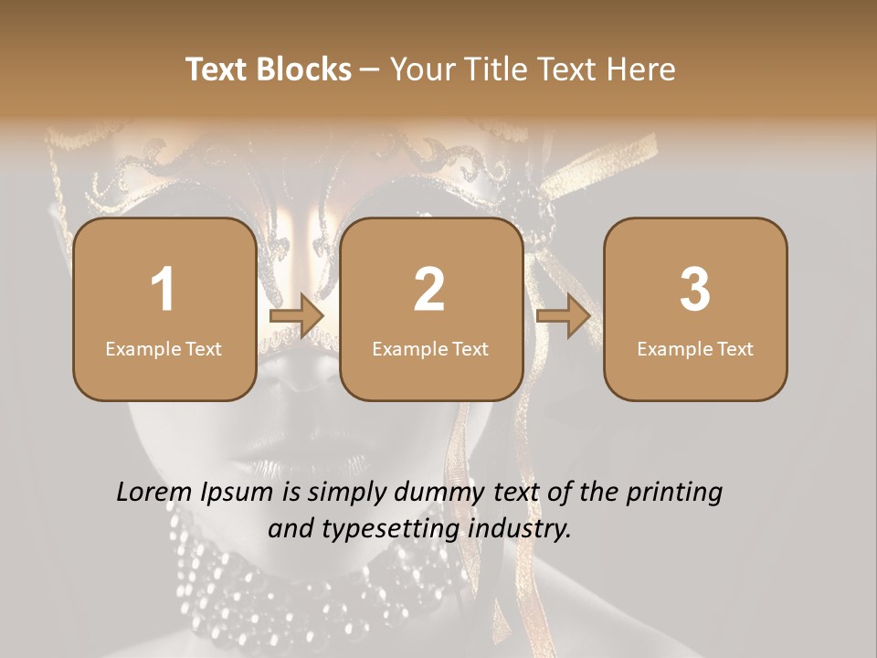 Seduce Costume Fun PowerPoint Template