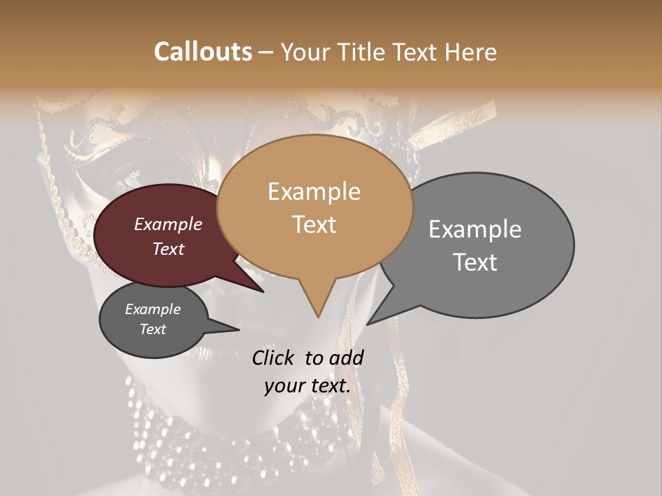 Seduce Costume Fun PowerPoint Template