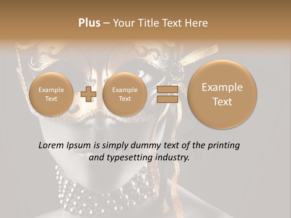 Seduce Costume Fun PowerPoint Template