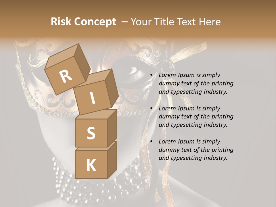 Seduce Costume Fun PowerPoint Template