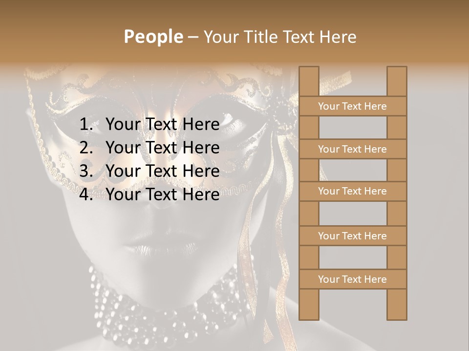 Seduce Costume Fun PowerPoint Template