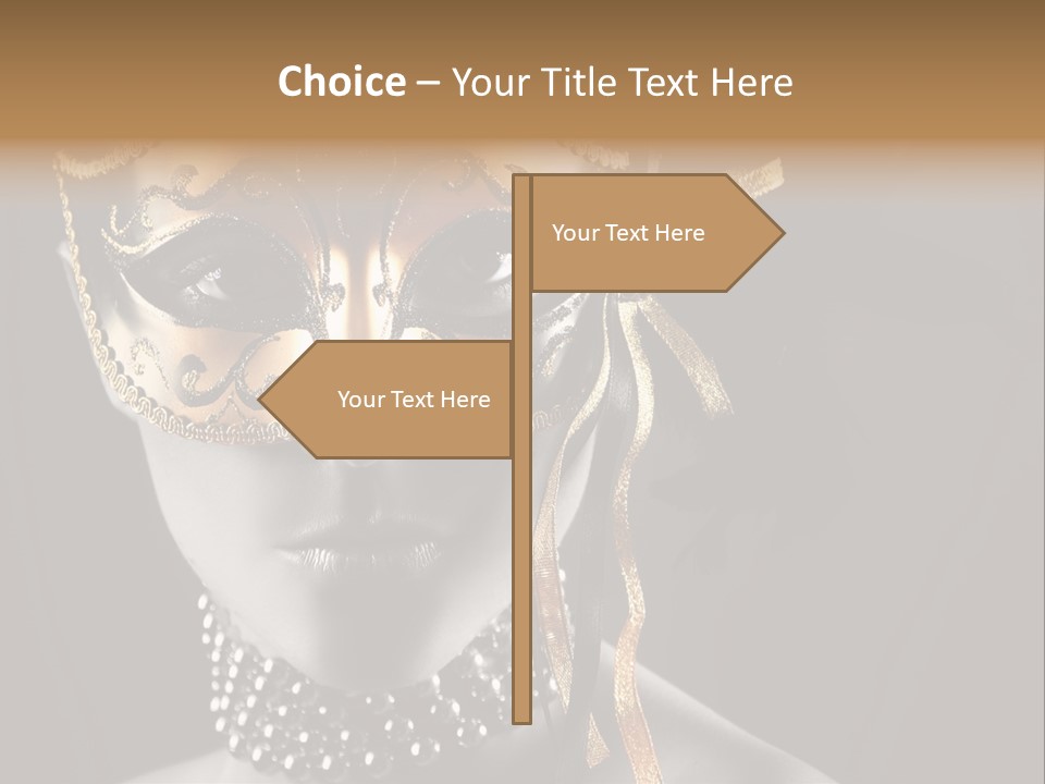 Seduce Costume Fun PowerPoint Template