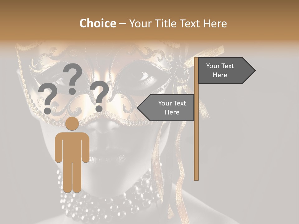 Seduce Costume Fun PowerPoint Template