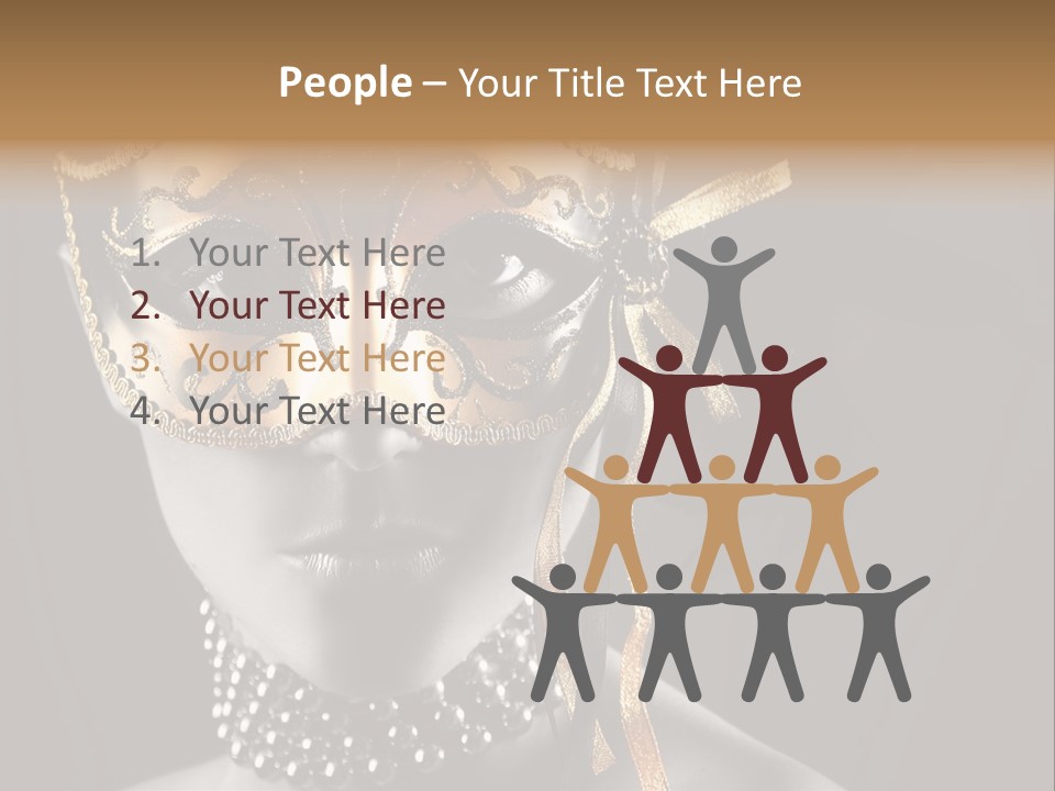 Seduce Costume Fun PowerPoint Template