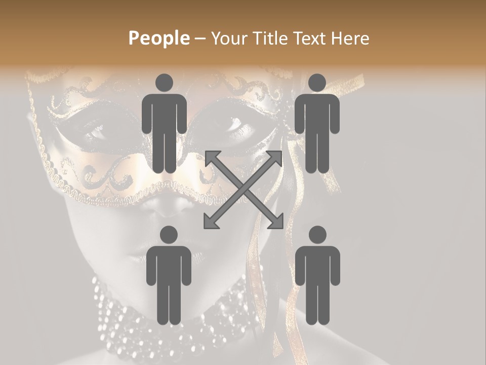 Seduce Costume Fun PowerPoint Template