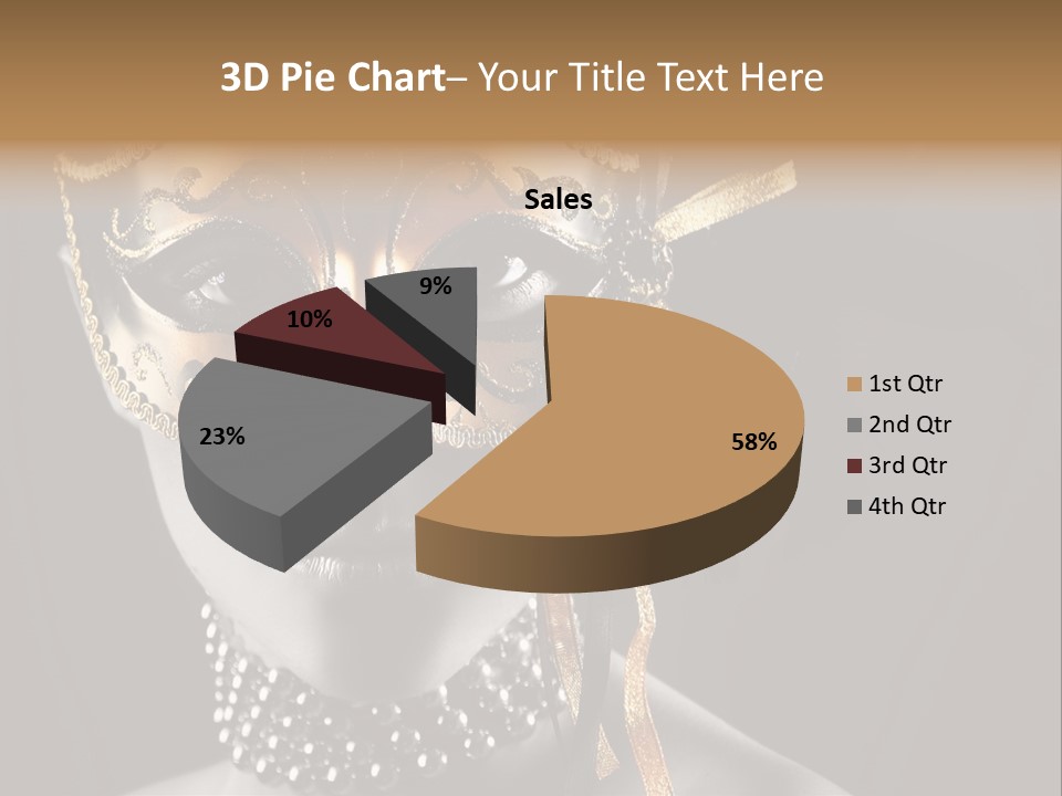 Seduce Costume Fun PowerPoint Template