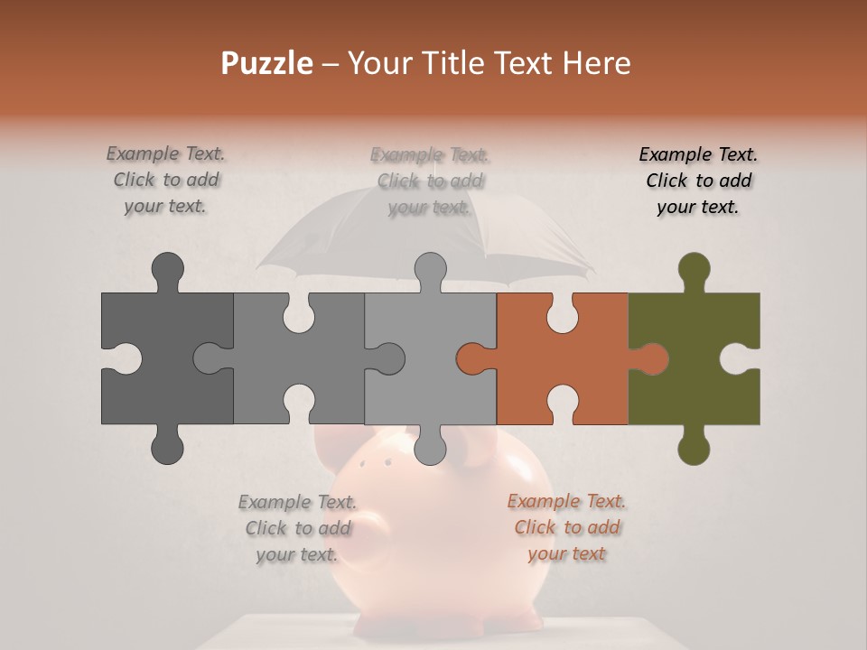 Finance Saving Crisis PowerPoint Template