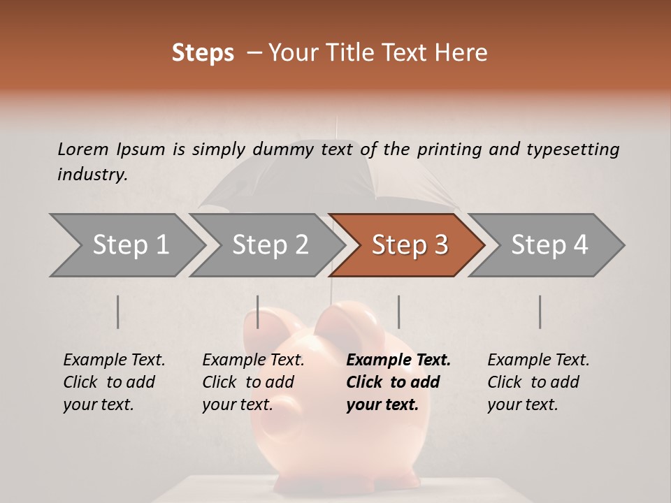 Finance Saving Crisis PowerPoint Template