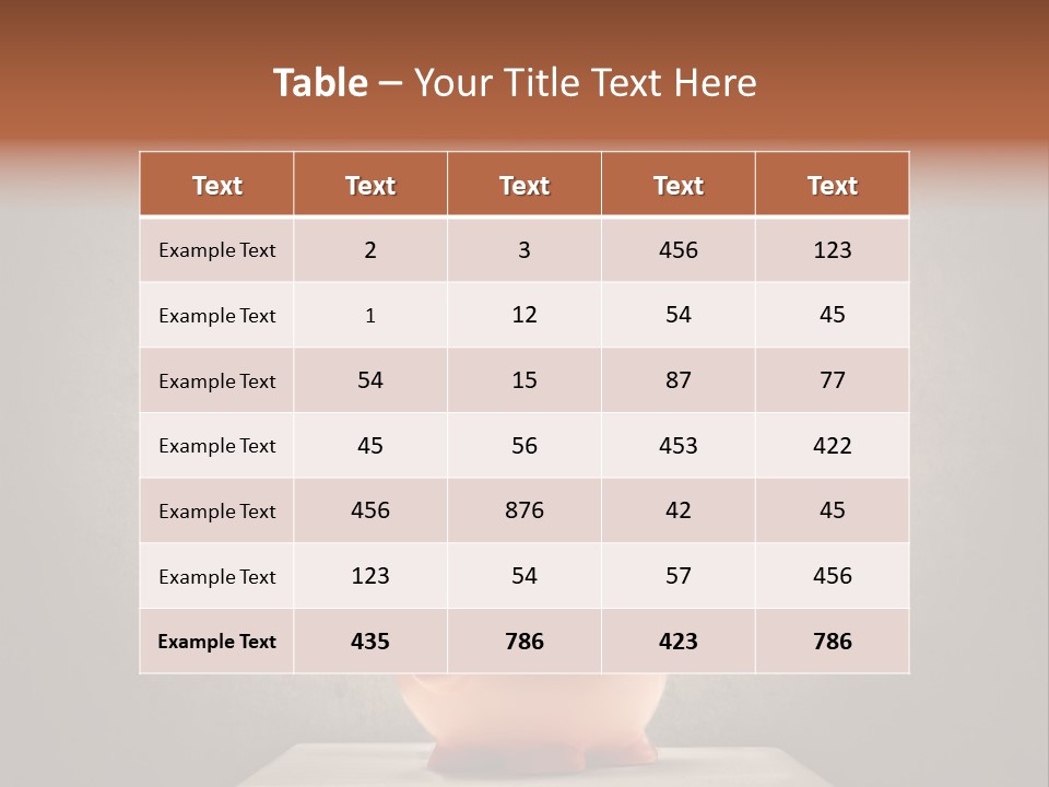 Finance Saving Crisis PowerPoint Template