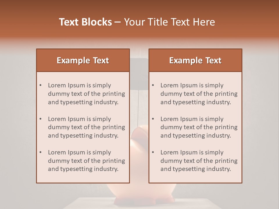 Finance Saving Crisis PowerPoint Template