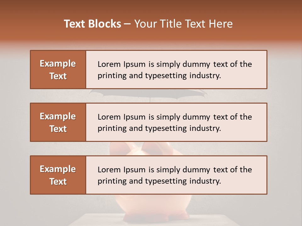 Finance Saving Crisis PowerPoint Template