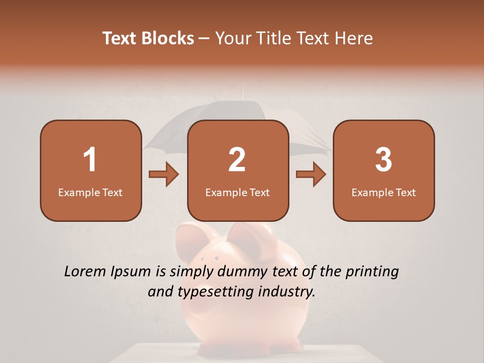 Finance Saving Crisis PowerPoint Template