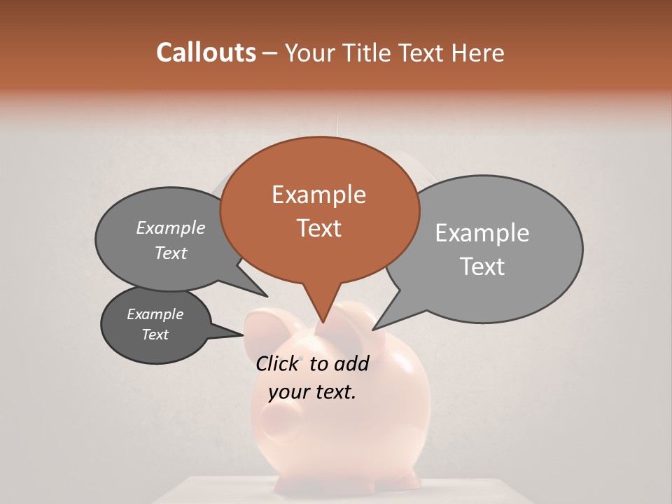 Finance Saving Crisis PowerPoint Template