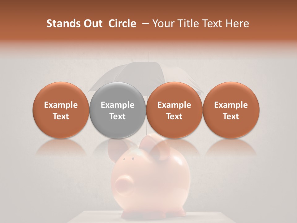Finance Saving Crisis PowerPoint Template