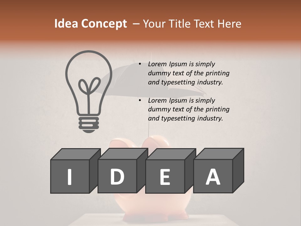 Finance Saving Crisis PowerPoint Template