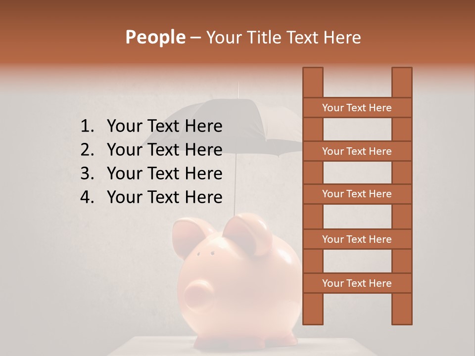 Finance Saving Crisis PowerPoint Template