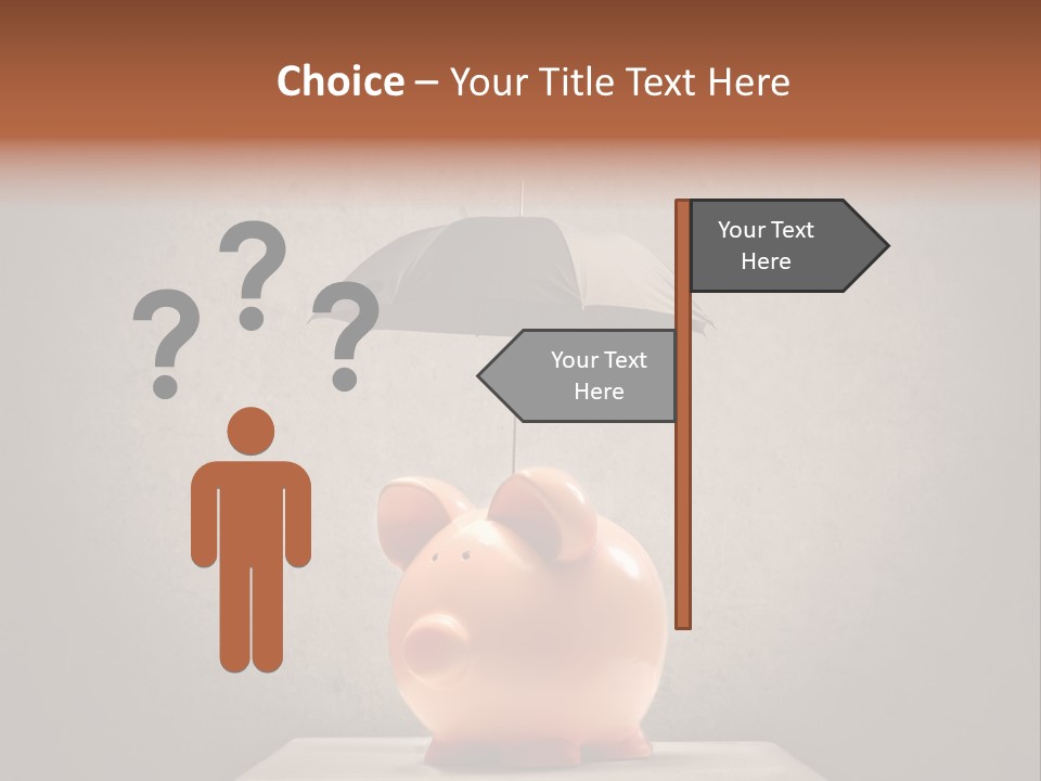 Finance Saving Crisis PowerPoint Template