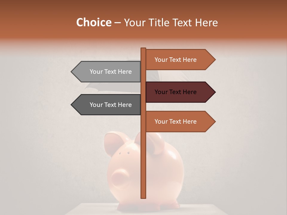 Finance Saving Crisis PowerPoint Template