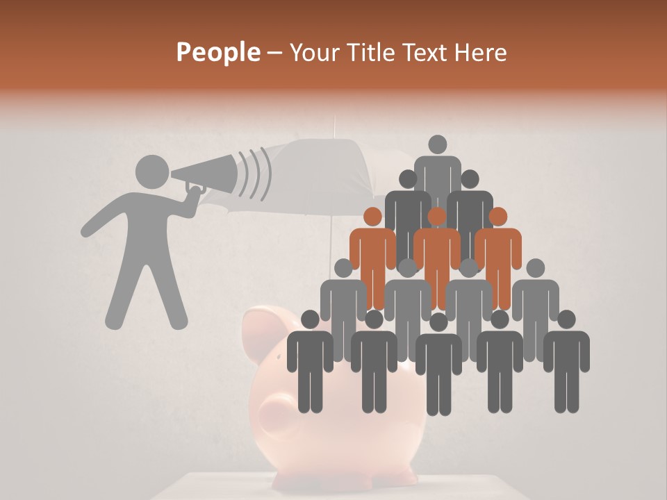 Finance Saving Crisis PowerPoint Template