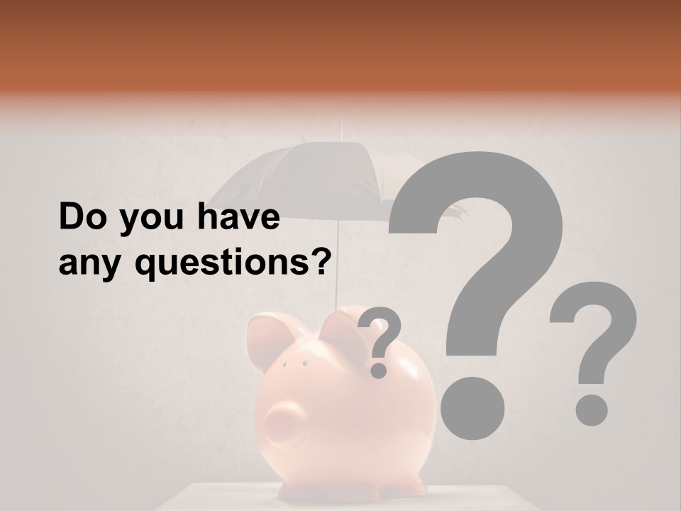 Finance Saving Crisis PowerPoint Template