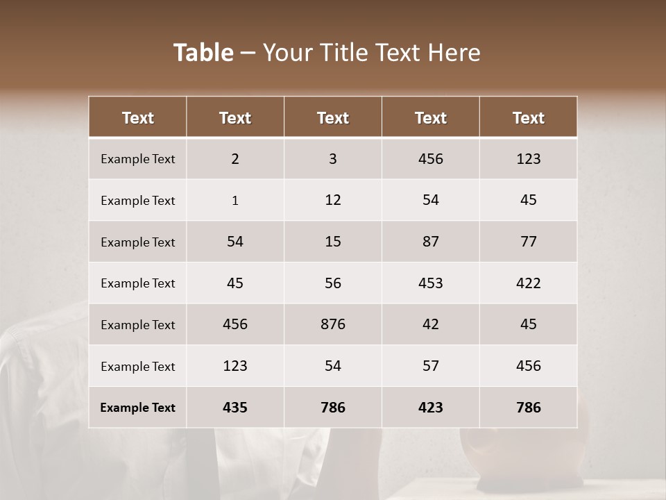 Earn Piggy Businessman PowerPoint Template