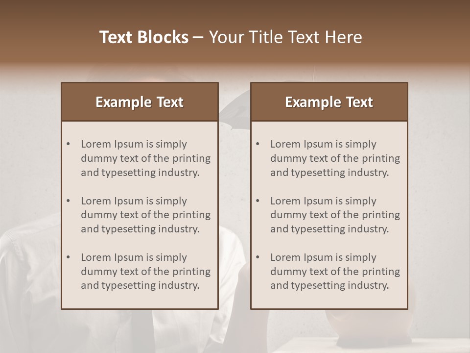 Earn Piggy Businessman PowerPoint Template