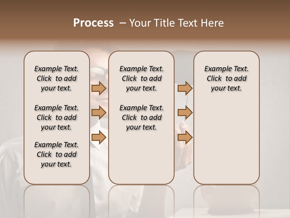 Earn Piggy Businessman PowerPoint Template