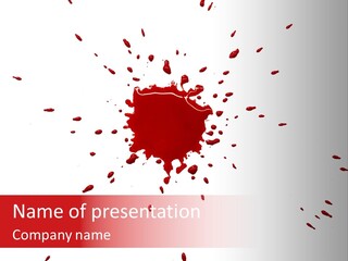 Stamp Paper Ink PowerPoint Template