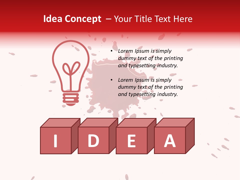 Stamp Paper Ink PowerPoint Template