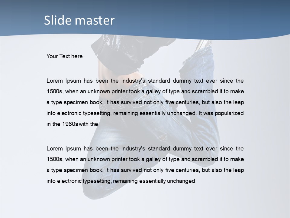 Performance Cool Acrobat PowerPoint Template