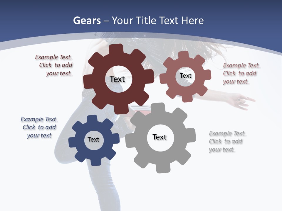 Modern Dance Aerobics PowerPoint Template