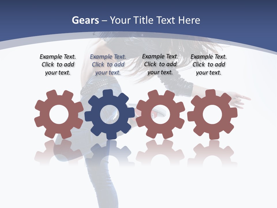 Modern Dance Aerobics PowerPoint Template