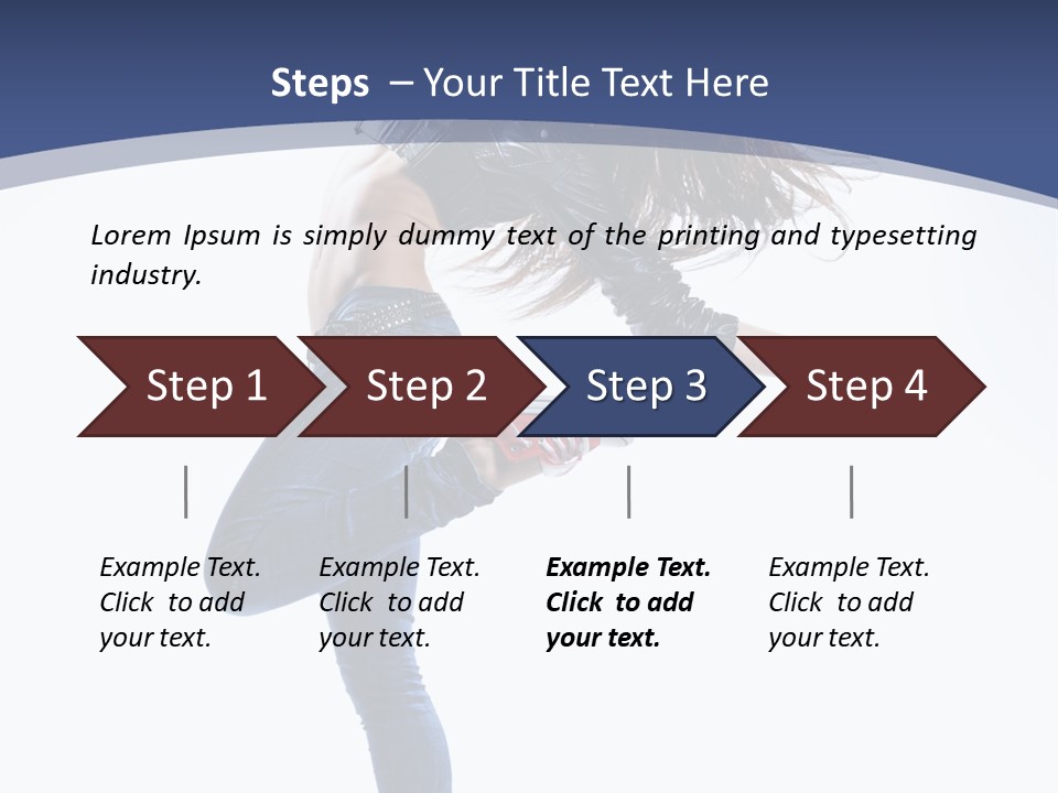 Modern Dance Aerobics PowerPoint Template