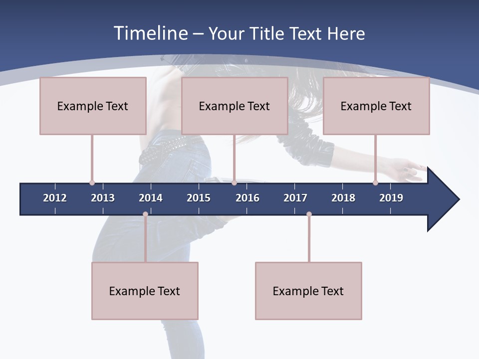 Modern Dance Aerobics PowerPoint Template