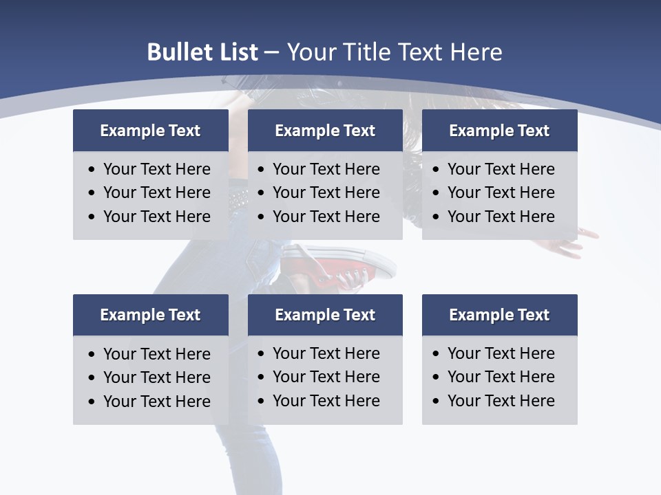 Modern Dance Aerobics PowerPoint Template