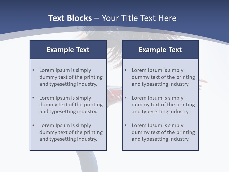 Modern Dance Aerobics PowerPoint Template