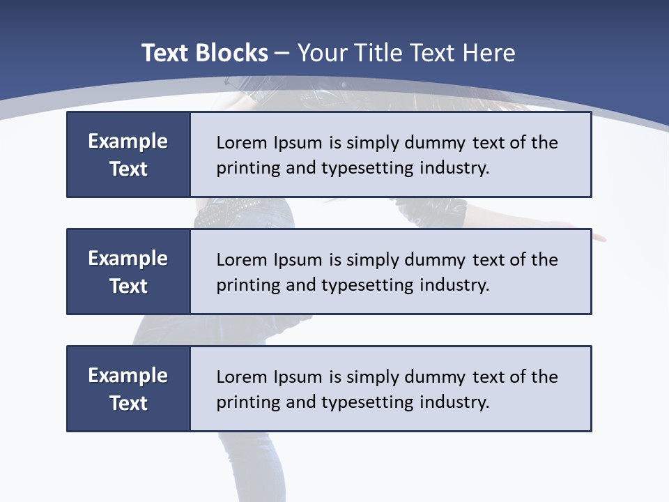 Modern Dance Aerobics PowerPoint Template