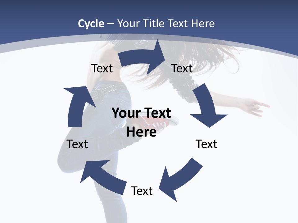 Modern Dance Aerobics PowerPoint Template
