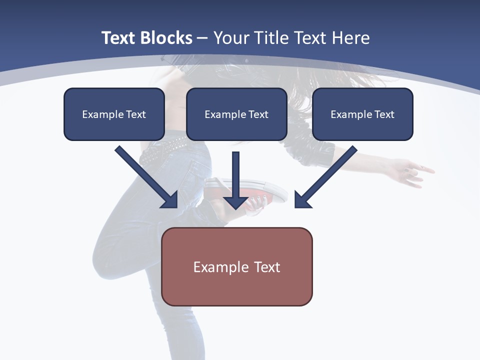 Modern Dance Aerobics PowerPoint Template