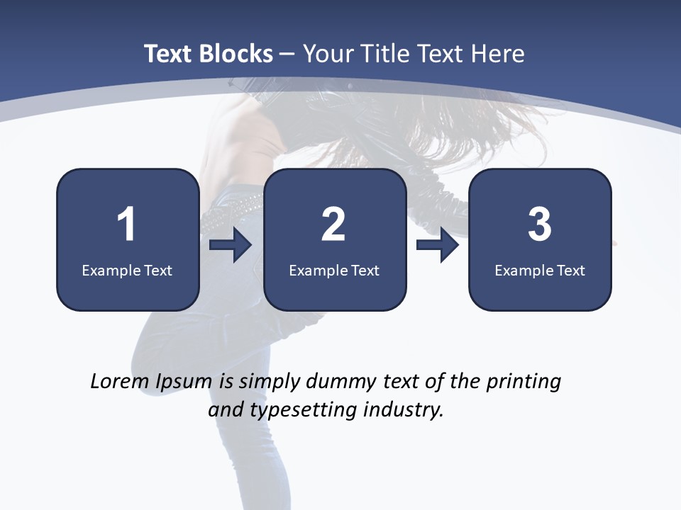 Modern Dance Aerobics PowerPoint Template